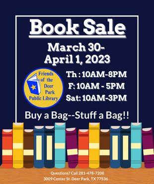 News Flash Spring Book Sale 2023