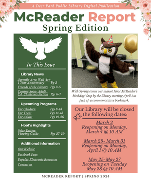 McReader Report Spring 2024