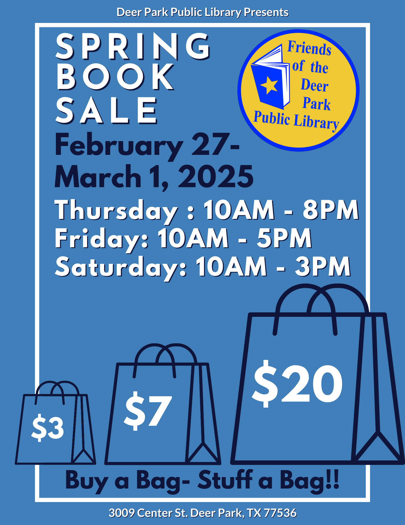 Spring Book Sale Friends May 2024