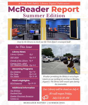 Summer 2024 McReader Newsflash Image