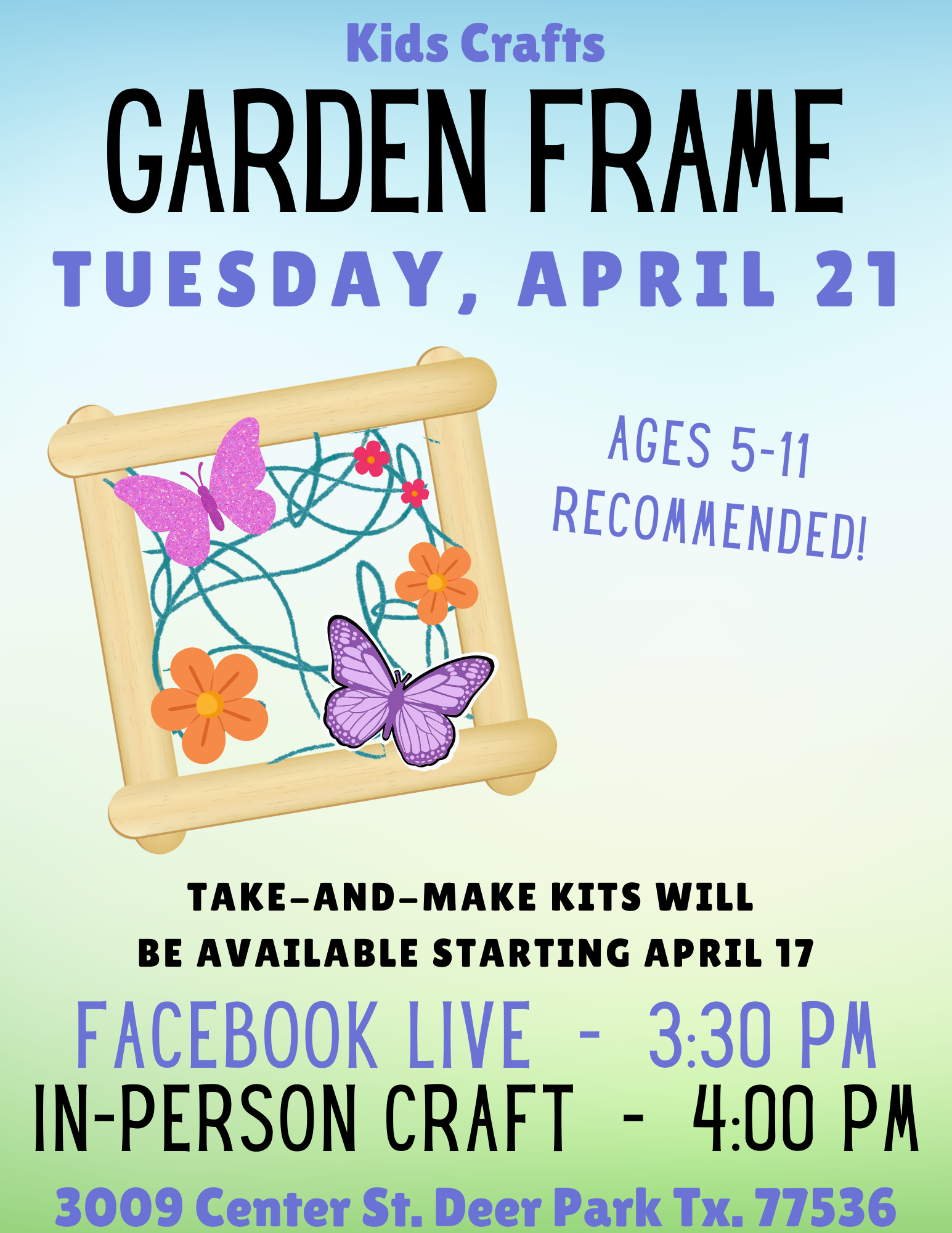Kids Craft - April 2026