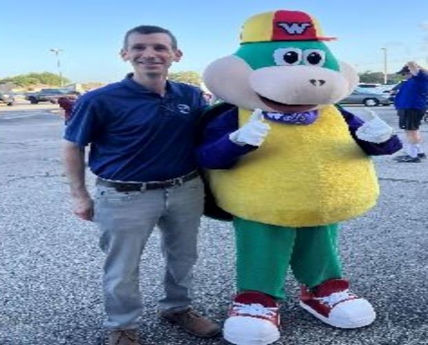 Wally and his handler